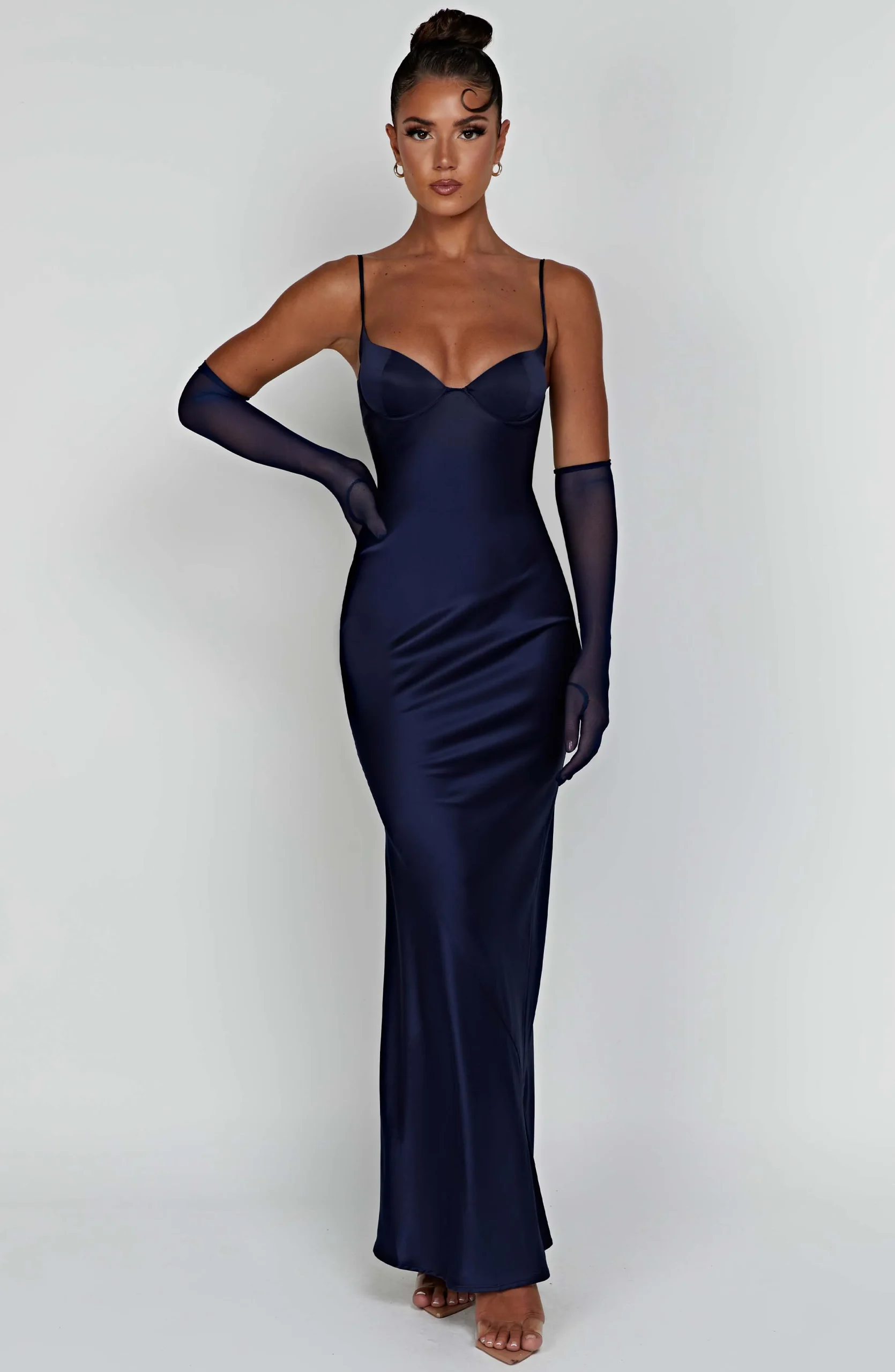 Robe Longue Satinée | Élégante & Glamour | Coupe Moulante – Image 6