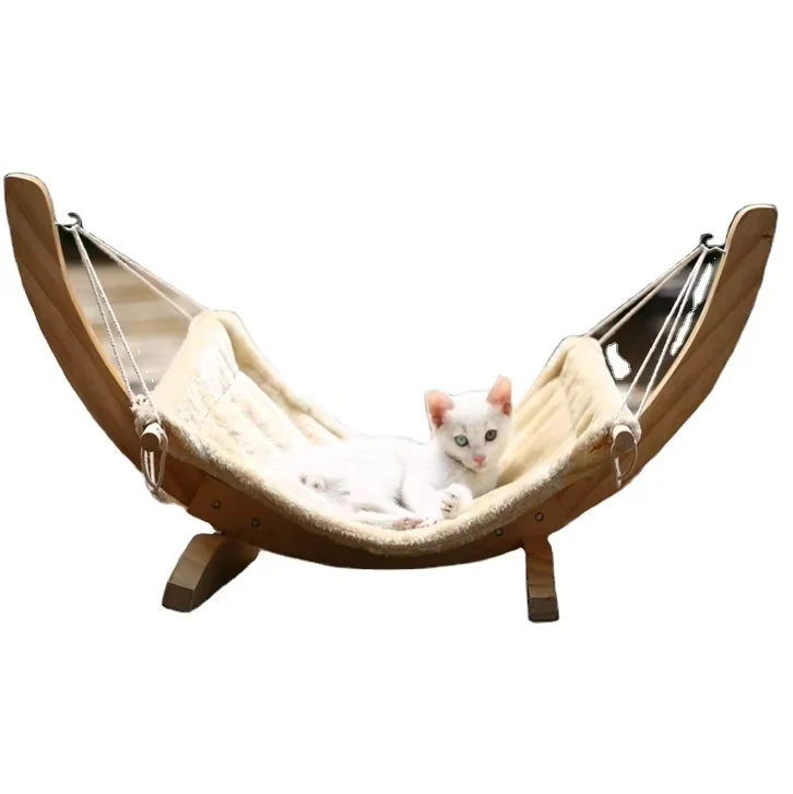 Hamac Confortable pour Chats - Housse Douce Lavable et Résistante