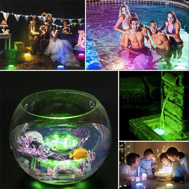 Lampe sous-marine LED GlowRipple - Étanche avec Télécommande – Image 3