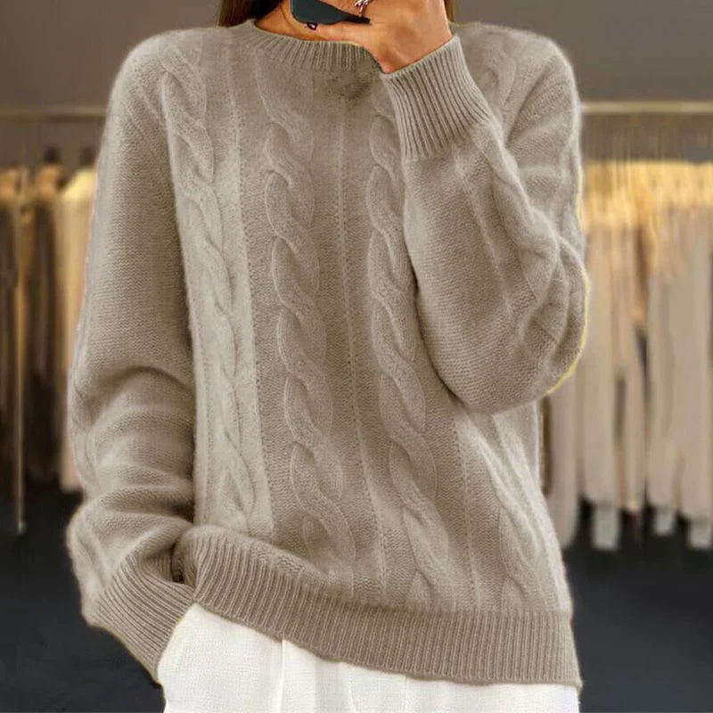 Pull Tricoté Chaud - Mode Hiver Tendance – Image 2