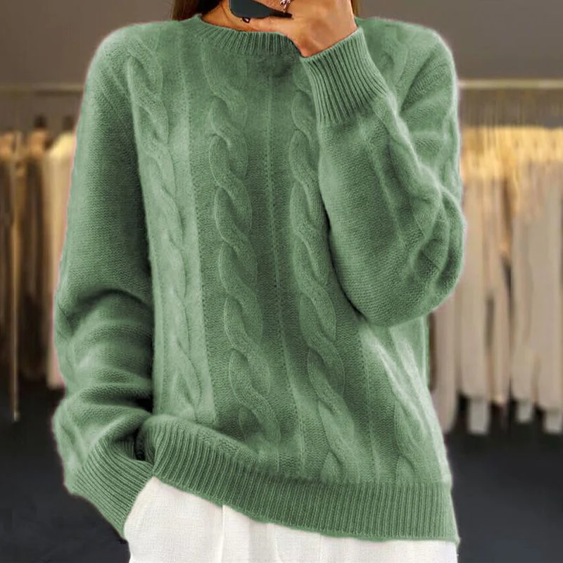 Pull Tricoté Chaud - Mode Hiver Tendance – Image 3