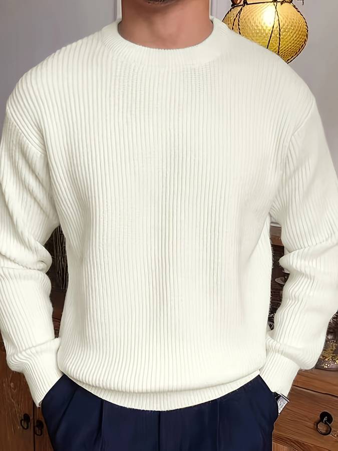 Pull Tricot Homme - Chaud, Confort, Style - Hiver – Image 3
