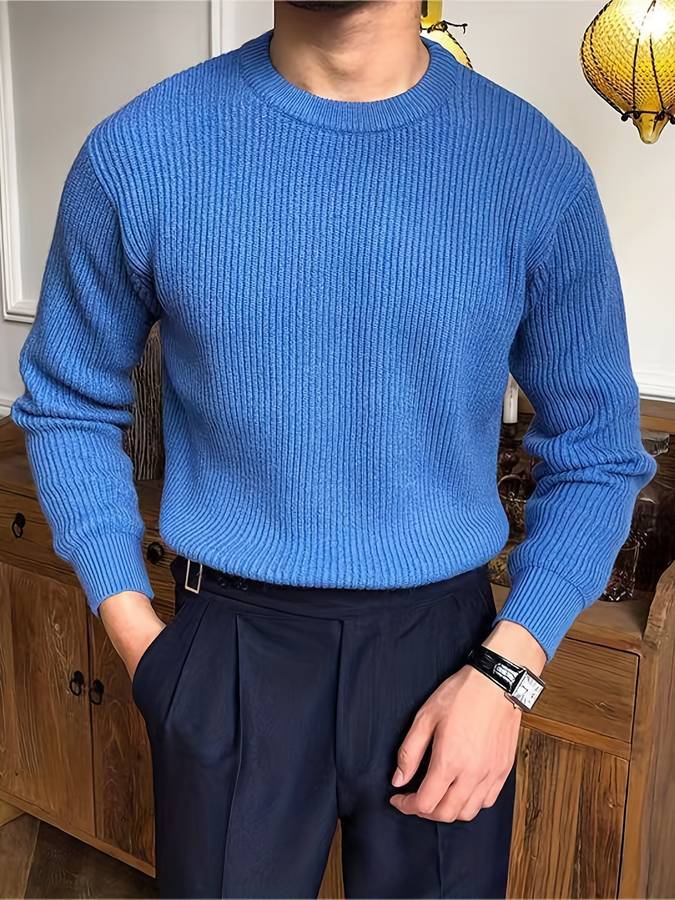 Pull Tricot Homme - Chaud, Confort, Style - Hiver – Image 8