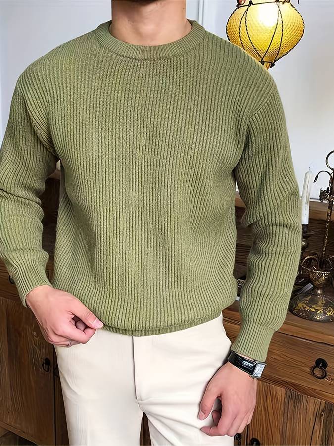Pull Tricot Homme - Chaud, Confort, Style - Hiver – Image 9