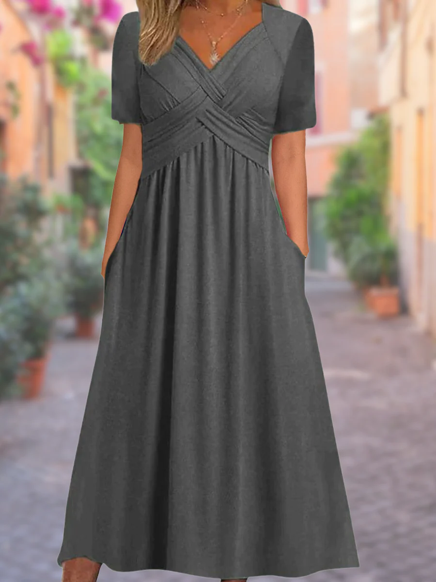 Robe Élégante d'Été - Flatteuse & Confortable